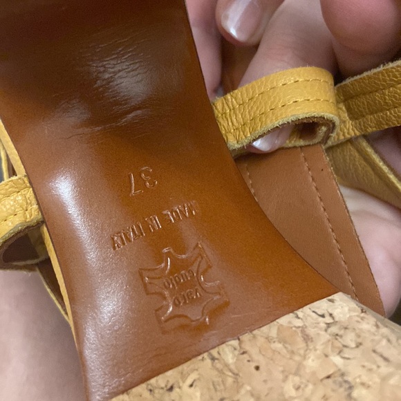 Lanvin wedge shoes yellow - Picture 6 of 6